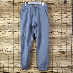 Hollister Womens XS Relaxed Jogger Gray Fleece Lounge Athleisure Y2K Logo Preppy